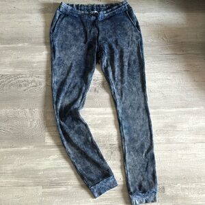 Cotton citizen skinny cuffed tie dye sweatpants size L